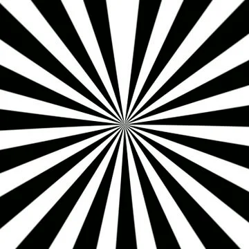 Abstract psychedelic radial background of colored concentric lines Stock Illustration