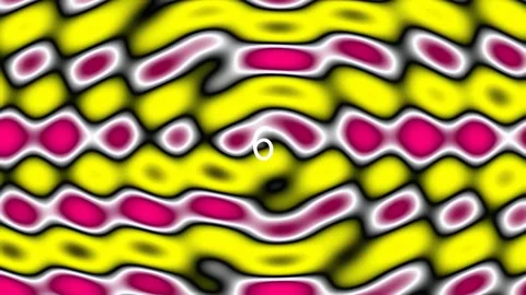 Abstract psychedelic retro wave background pattern animation in neon colors Stock Footage 342094195