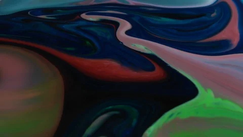 Abstract Psychedelic Sacral Paint Swirling and Explosion Texture 39 Stock Footage 96380476