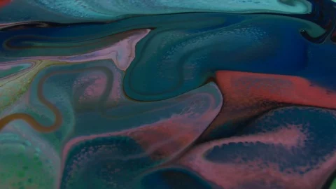 Abstract Psychedelic Sacral Paint Swirling and Explosion Texture 40 Stock Footage 96381125