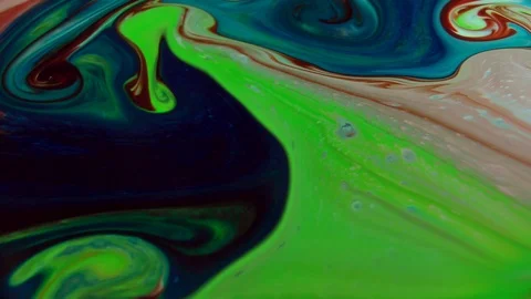 Abstract Psychedelic Sacral Paint Swirling and Explosion Texture 37 Stock Footage 96384330
