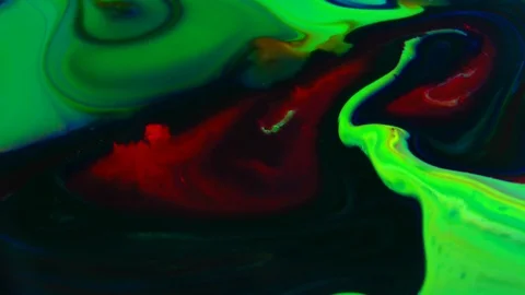 Abstract Psychedelic Sacral Paint Swirling and Explosion Texture 23 Stock Footage 96400187