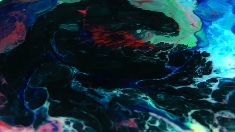 Abstract Psychedelic Sacral Paint Swirling and Explosion Texture 19 Stock Footage 96403784