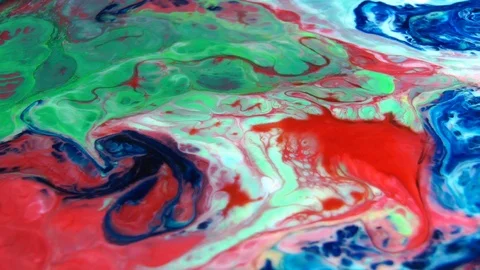 Abstract Psychedelic Sacral Paint Swirling and Explosion Texture 17 Stock Footage 96404771