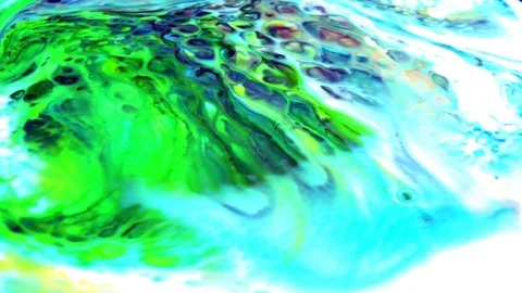 Abstract Psychedelic Sacral Paint Swirling and Explosion Texture 15 Stock Footage 96405454