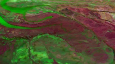 Abstract Psychedelic Sacral Paint Swirling and Explosion Texture 8 Video stock 96407088