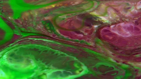 Abstract Psychedelic Sacral Paint Swirling and Explosion Texture 7 Stock Footage 96407540