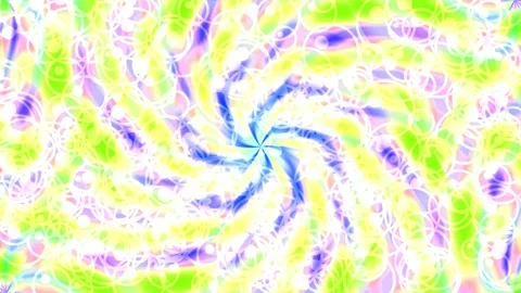 Abstract Psychedelic Spiral Swirl Background Loop Vibrant Gradient Flow Stock Footage 333441293