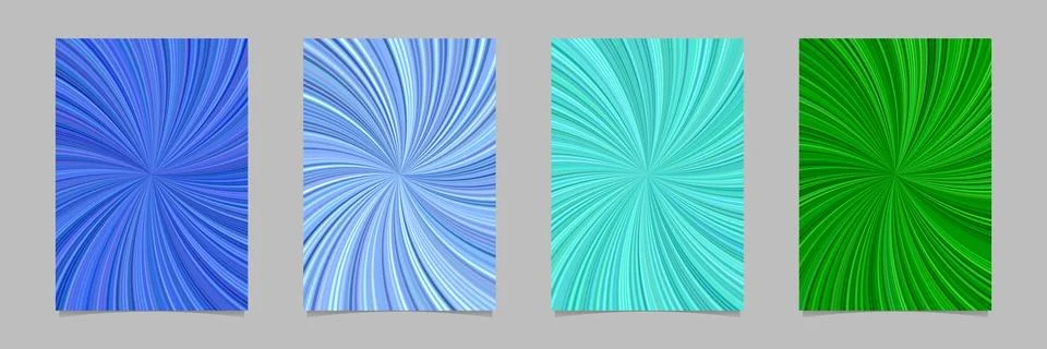 Abstract psychedelic striped swirl pattern poster background Stock Illustration