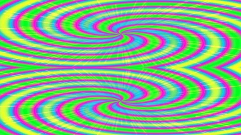 Abstract psychedelic swirl background texture for creative modern design Stock Footage 339776066