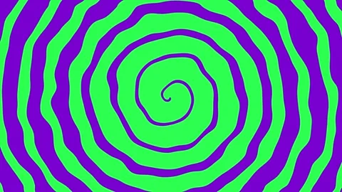 Abstract psychedelic swirl line vortex loop motion background, Abstract inf.. Stock Footage 279558814