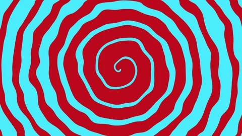 Abstract psychedelic swirl line vortex loop motion background, Abstract inf.. Stock Footage 279559580