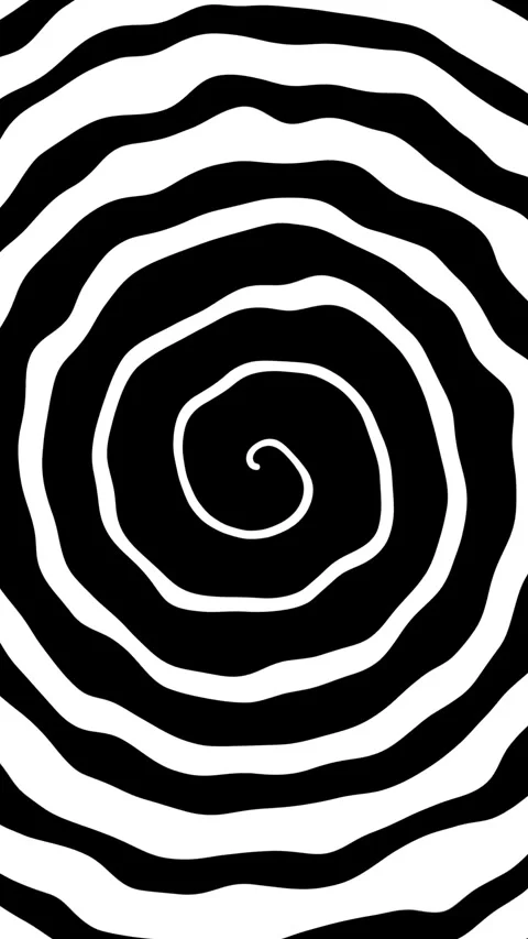 Abstract psychedelic swirl line vortex loop motion background, Abstract inf.. Stock Footage 279637737