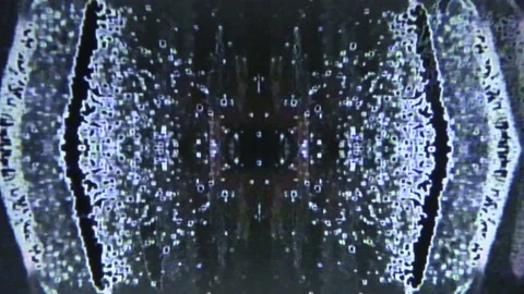 Abstract psychedelic  tin tree. Stock Footage 166992002