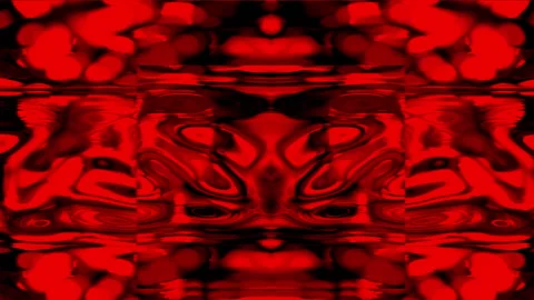 Abstract Psychedelic Trippy Background :30 - Red Stock Footage 181237746