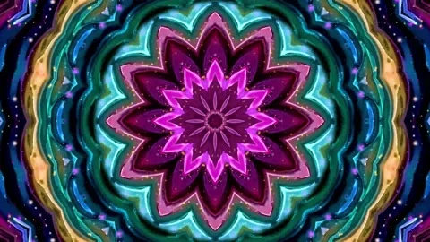 Abstract  Psychedelic Trippy Kaleidoscope Patterns Stock Footage 171197197