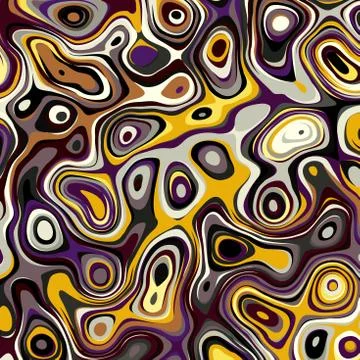 Abstract psychedelic vector background. Illustrazione stock