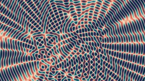 Abstract psychedelic vector pattern with vibrant colors Stock Illustration