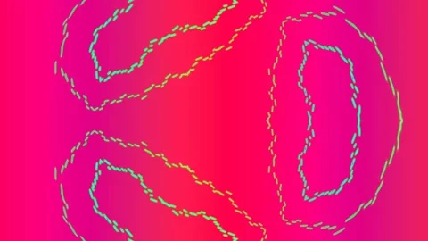Abstract Psychedelic Vibrant Gradient Flow Background Loop Stock Footage 336162904