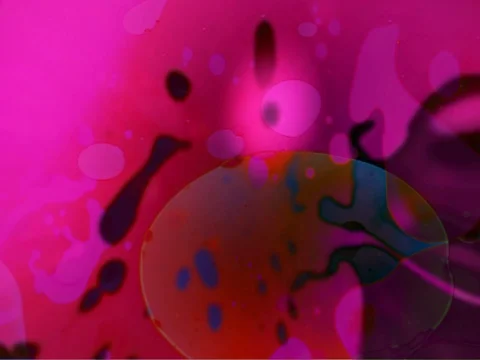 Abstract Psychedelic Visuals (Liquid Light Show) Stock Footage 72083770