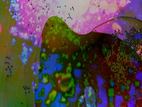 Abstract Psychedelic Visuals (Liquid Light Show) Stock Footage 72083831