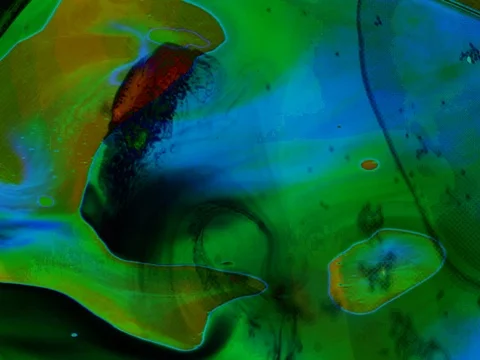 Abstract Psychedelic Visuals (Liquid Light Show) Stock Footage 72084519