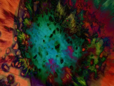 Abstract Psychedelic Visuals (Liquid Light Show) Stock Footage