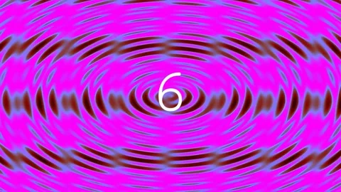 Abstract psychedelic wave background animation with vibrant digital glow effe Stock Footage 342095497
