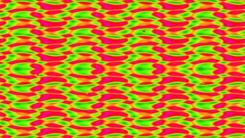 Abstract Psychedelic Wave Pattern Background Seamless Repeating Geometric T.. Stock Footage 337658028