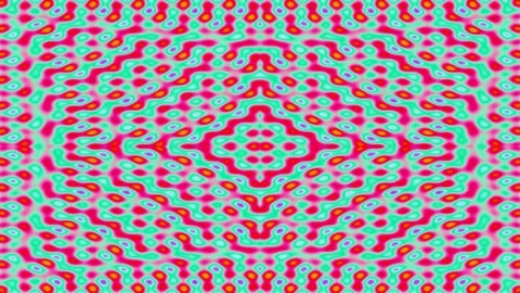 Abstract Psychedelic Wave Pattern Motion Background Stock Footage 332586512