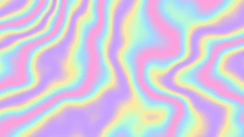 Abstract psychedelic wave patterns blending pink purple yellow gradients se.. Stock Illustration