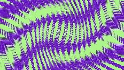 Abstract psychedelic zigzag pattern design Illustrazione stock