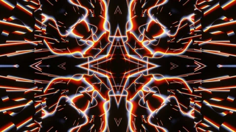Abstract pulsating animation for LED panels, screens Stock-Footage 172342742