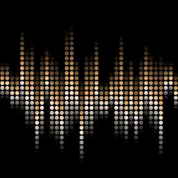 Abstract Pulsating Background Stock Illustration