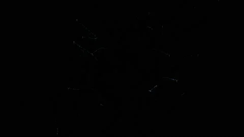 Abstract pulsating glow element from particles and dots. explosion, animation of Stock-Footage 216108633
