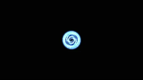 Abstract pulsating glow element from particles and dots. explosion, animation of Stock-Footage 216109834