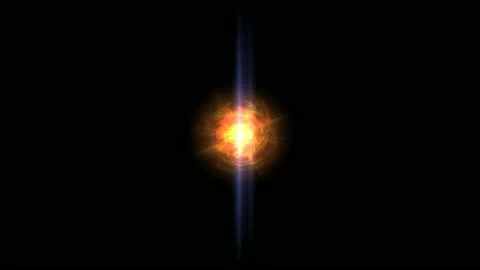 Abstract pulsating glow element from particles and dots. explosion, animation of Stock Footage 224561519