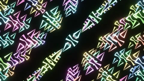 Abstract pulsating VJ Loop background Video stock 170284068