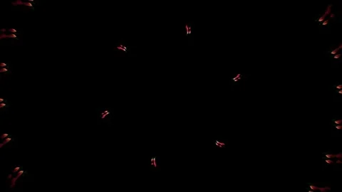 Abstract Pulsating VJ Loop Pattern Stock Footage 171062560