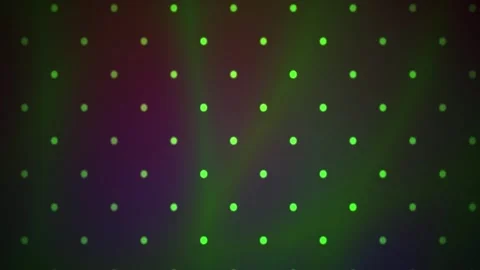 Abstract Pulsing Green Light Dots over Shifting Dark Gradient Backdrop Stock Footage 344718604
