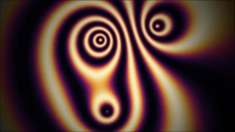 Abstract Pulsing Nebula Waves Motion Loop Background Stock Footage 340022418