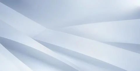 Abstract Pure White 3D Background Stock Illustration