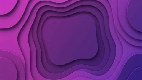 Abstract Purple 3D Layered Papercut Background 스톡 동영상 339056844