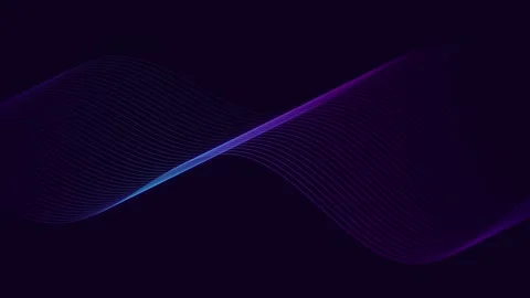 Abstract Purple and Blue Digital Wave Animation Stock Footage 341806650