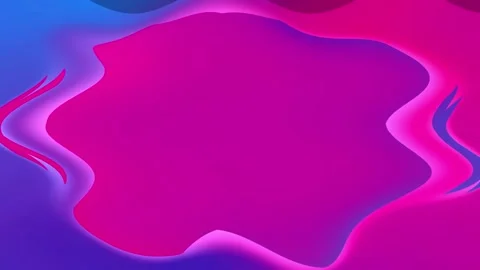 Abstract Purple and Blue Gradient Background with  Wavy Shapes Stock Footage 284407077