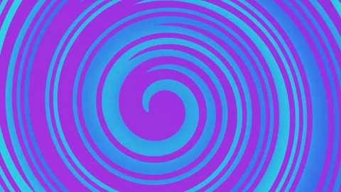 Abstract purple and blue gradient spiral rotating in a seamless loop. Stock-Footage 319610395