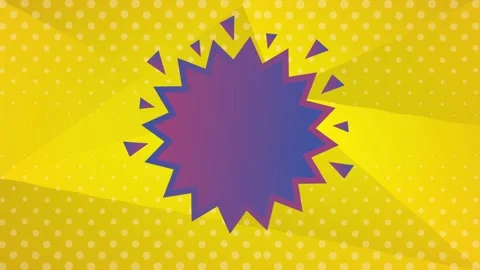Abstract purple and blue gradient burst shape with dynamic triangles over a.. Stock Footage 334267662
