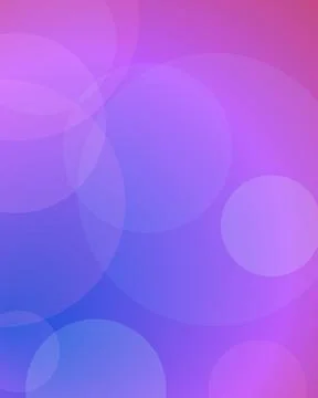Abstract purple and blue gradient background with soft overlapping circles .. Stock Illustration