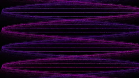Abstract Purple and Blue Light Waves Pulsing on Black Background Stock Footage 336775952