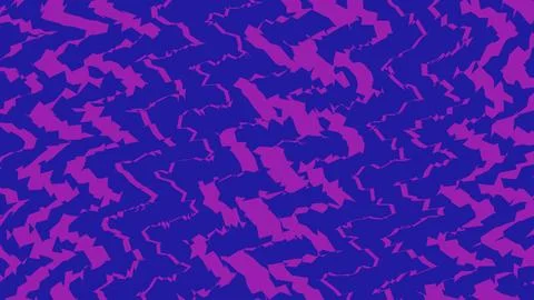 Abstract purple and blue pixel art wavy pattern background Illustrazione stock